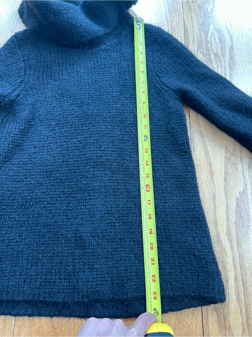 Lauren Ralph Lauren Sweater S Small Mohair Blend Ribbed Knit‎ Turtleneck HK